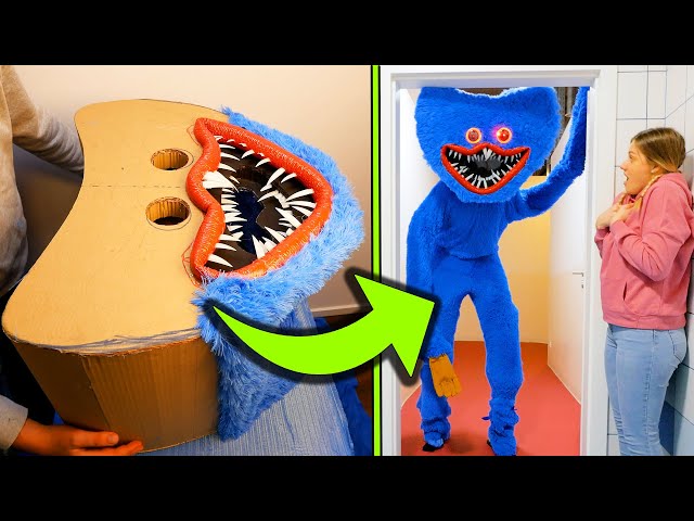 HOW TO MAKE HUGGY WUGGY GRAB PACK TOY FROM CARBOARD  Diy halloween  costumes for kids, Diy for kids, Halloween costumes for kids