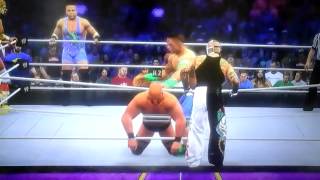 WWE Wrestlemania XXX tag team match