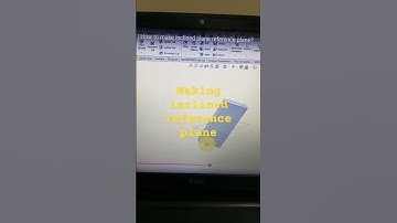 Making inclined reference plane in solidworks #cad #solidworks #mechanicaldesign