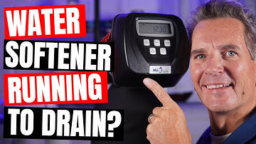 WATER SOFTENER Troubleshooting – CONSTANTLY DRAINING