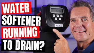 WATER SOFTENER Troubleshooting – CONSTANTLY DRAINING