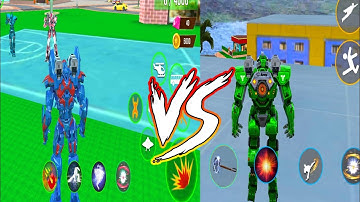 Bus Robot Car War - Robot Game VS Army Bus Robot Car Game 3d Android gameplay