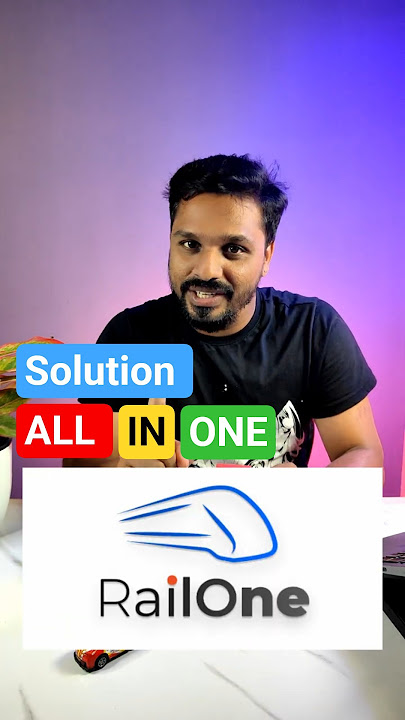 This App Changed My Train Travel Forever 🚉 RailOne | Malayalam Nomore IRCTC ,UTS,Foodtrack