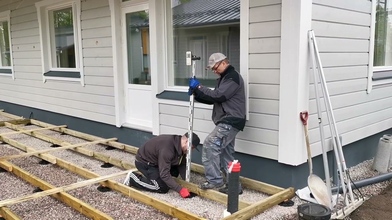 Pikaohjeet terassin tekoon