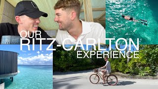 OUR STAY AT THE RITZ-CARLTON | LUXURY RESORT | LAGOON/WATER VILLA | SNORKELLING | MALDIVES WEATHER