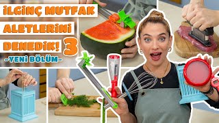İlginç Mutfak Aletlerini Denedik Tam 11 Yeni̇ Ürünü Daha Test Ettik. Gerekliler Mi? Gereksizler Mi?