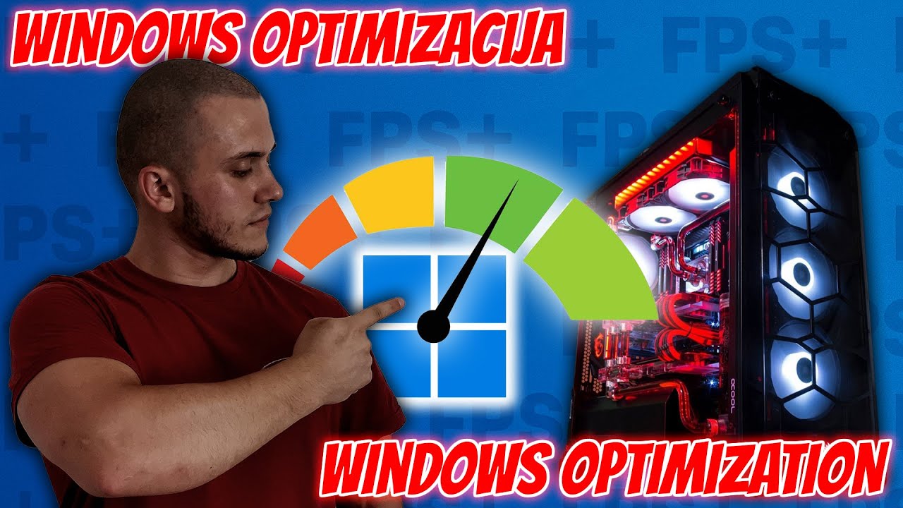 Kako OPTIMIZOVATI Windows za Igre, veći FPS / How to OPTIMIZE Windows for Better Game FPS [ ENG CC ]