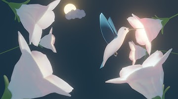 It took me 3 days to make this! | 3D Hummingbird Modelling & Animation