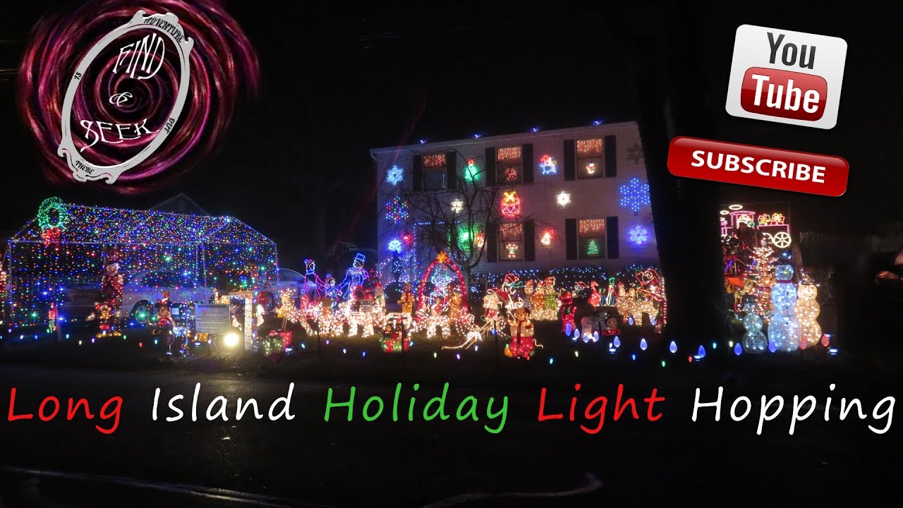 Long Island Holiday Light Hopping YouTube