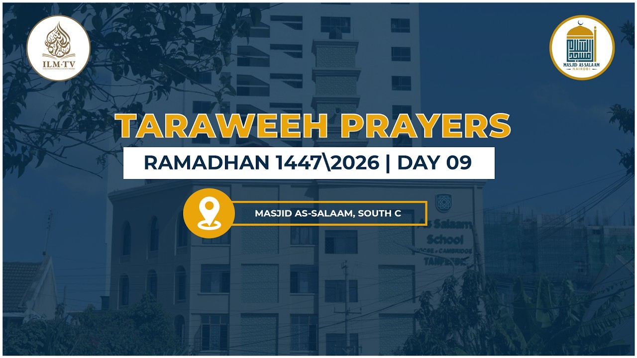 🔴 TARAWEEH PRAYERS || NIGHT 9 || MASJID AS-SALAAM SOUTH C