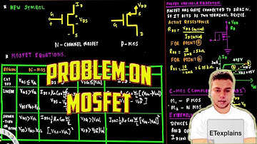 problem on MOSFET #8  - Electronics 1