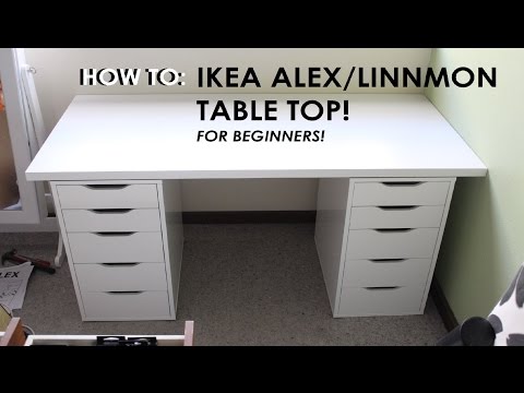 How To Set Up Ikea Alex Linnmon Drawers For Beginners Throwback