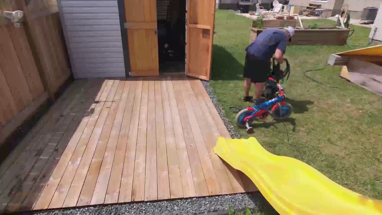 stain deck YouTube