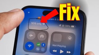 How to fix iPhone 16 Pro /16 Pro Max Stuck on SOS mode only (iOS 18.6.2 Updated)