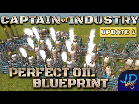 The PERFECT Oil Build & Blueprint 🚜 Blueprint Captain of Industry 👷 Walkthrough, Guide & Tips