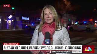 8-Year-Old Hurt in Brightwood Quadruple Shooting | NBC4 Washington