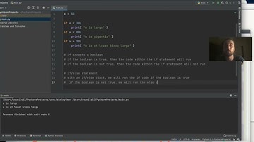 Python Programming: Lesson 7 - Boolean Variables and the if/else Block