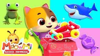 Kotak Kejutan Warna-warni | Lagu warna-warni Anak | Lagu Anak | MeowMi Family Show Bahasa Indonesia