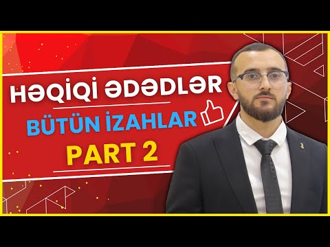 ✅️❗️👉Həqiqi ədədlər Mövzu izahı Bütün izahlar Part 2 #buraxılış #blok #dim #riyaziyyat