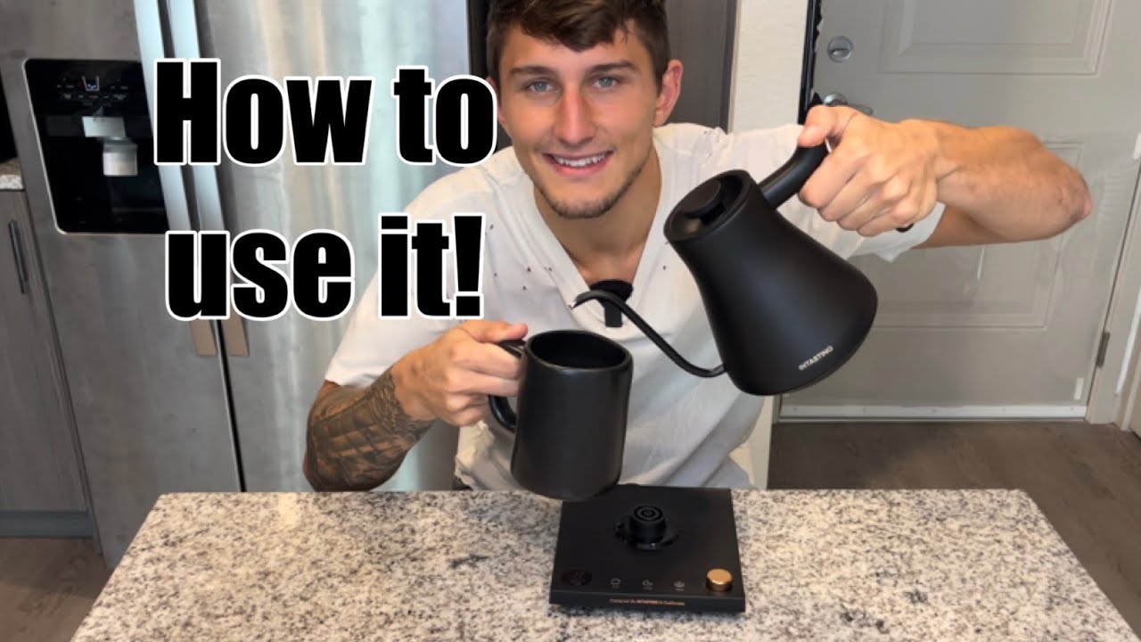 Intasting electric gooseneck kettle review and demo by Sara Get it