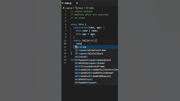 Javascript : Class Static methods on objects