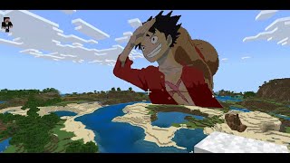 Minecraft Tutorial: How To Make Luffy from One Piece screenshot 4