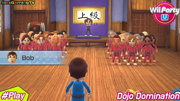 Wii Party U - Dojo Domination  ( Advanced Mode, Eng Sub ) Player Bob