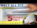 How to Melt Extra Ice in Freezer Box | Fridge Ice Cleaning | Remove Quickly Over Ice Problem