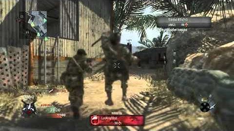 Call Of Duty:Black Ops. Jumping Over Bullets Mid-Air tomahawk kill.