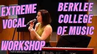 Extreme Vocal Workshop at Berklee College of Music / Phoenix Vocal Studio #berkleecollegeofmusic