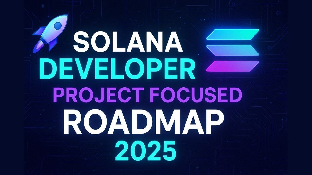 🚀 Solana Developer Project Roadmap 2025 | Step-by-Step Guide to Become a  Solana Blockchain Expert