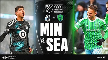 Minnesota United vs. Seattle Sounders FC | INSANE 10-MAN COMEBACK! | 2025 Audi MLS Cup Playoffs