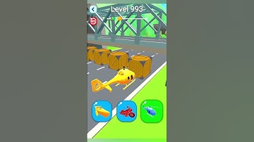 Shape shifting2 game level #993  hyper casual game #shapeshifting  #gameplay #gaming #shortvideo