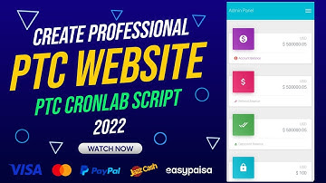 Create Professional PTC Website in 2022 | PTC Cron Lab Script | PTC Cronlab Script 5.1 | Hunzii Tech
