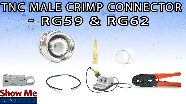 TNC Male Crimp For RG59 & RG62 - Perfect For DIY Installs! #765