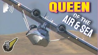 WW2-Era Catalina Flying Boat  Low \& Loud