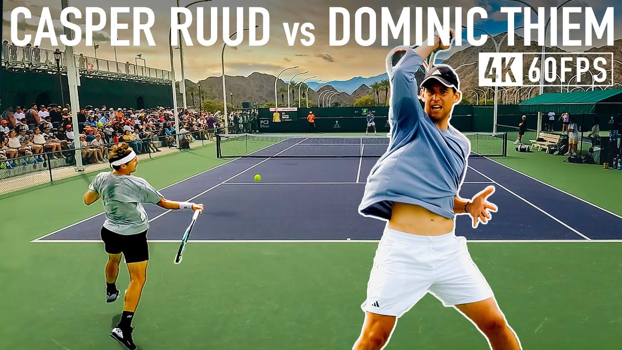 Casper Ruud vs Dominic Thiem | Intence practice [Part 1]