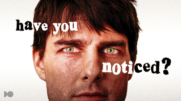 Tom Cruise Doesn't Blink