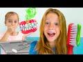 Nastya y cuentos útiles para niños sobre el buen comportamiento y el cuidado de la salud