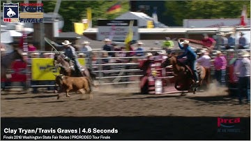 Clay Tryan/Travis Graves | 4.6 seconds | 2018 PRORODEO Tour Champions