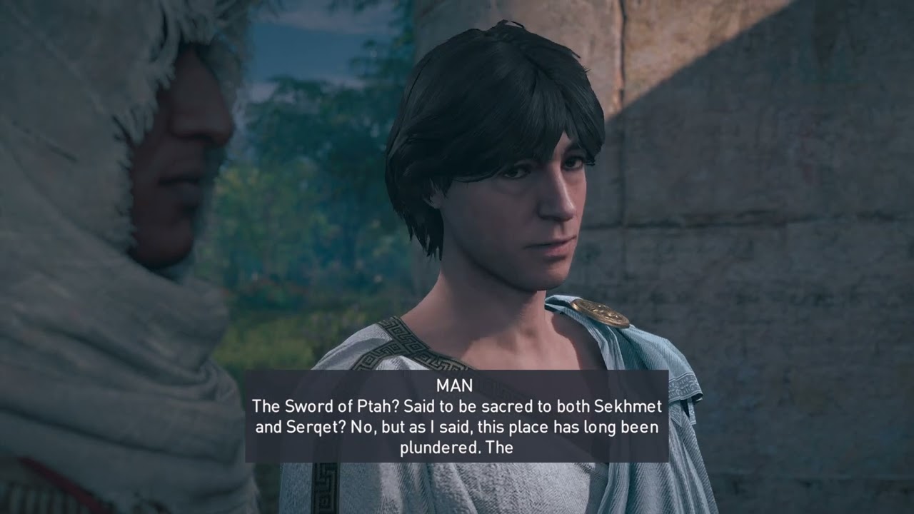 The Old Library | Explore the east bank of the Nile | Find and steal the sword of Ptah