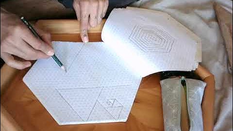 how to draw the golden (fibonacci) spiral from equilateral triangles