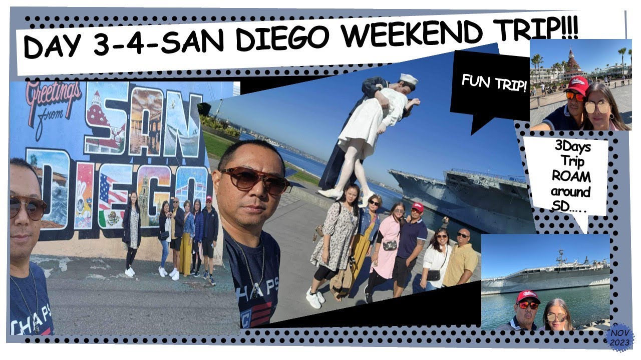 Day 3&4 San Diego Visits Sign, Morning Glory, Navy Pier