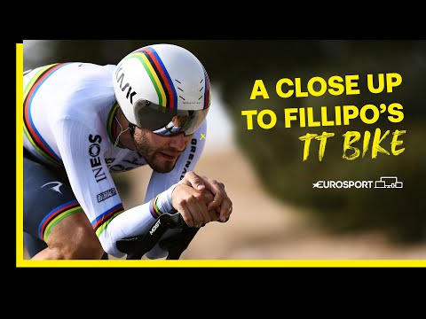 First look at Filippo Ganna?s TT bike for 2022 Tour de France | Eurosport