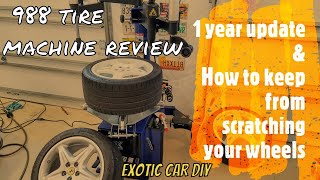 How to keep from scratching your wheels PLUS 1 YEAR update 988 / 680 tire machine