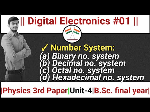 ||Unit-4|| Physics 3rd Paper || Digital Electronics||
