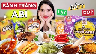 [Review] Bánh tráng ABI | SIÊU LẠ | DỞ TỆ hay NGON? Bơ, Trà Xanh, Me Chua, Phô mai, Sa Tế Cay...