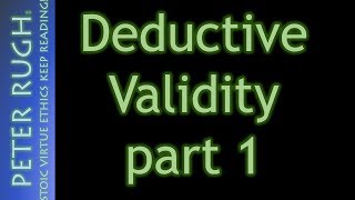 Deductive Validity part 1