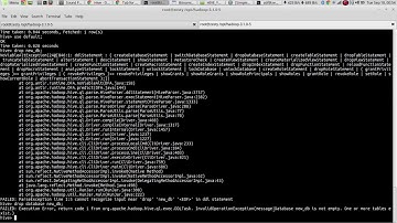 04 drop database if it is not empty ( cascade) in hive