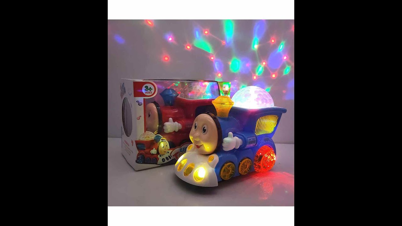 Bump & Go Musical Kids Train Loco Engine Toy for
